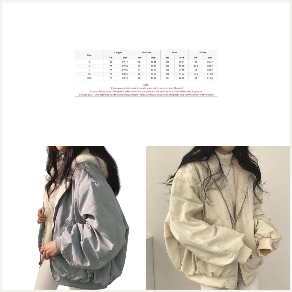 Sherpa Coat Women - 여성의 뒤집을 수있는 따뜻한 가짜 모피
