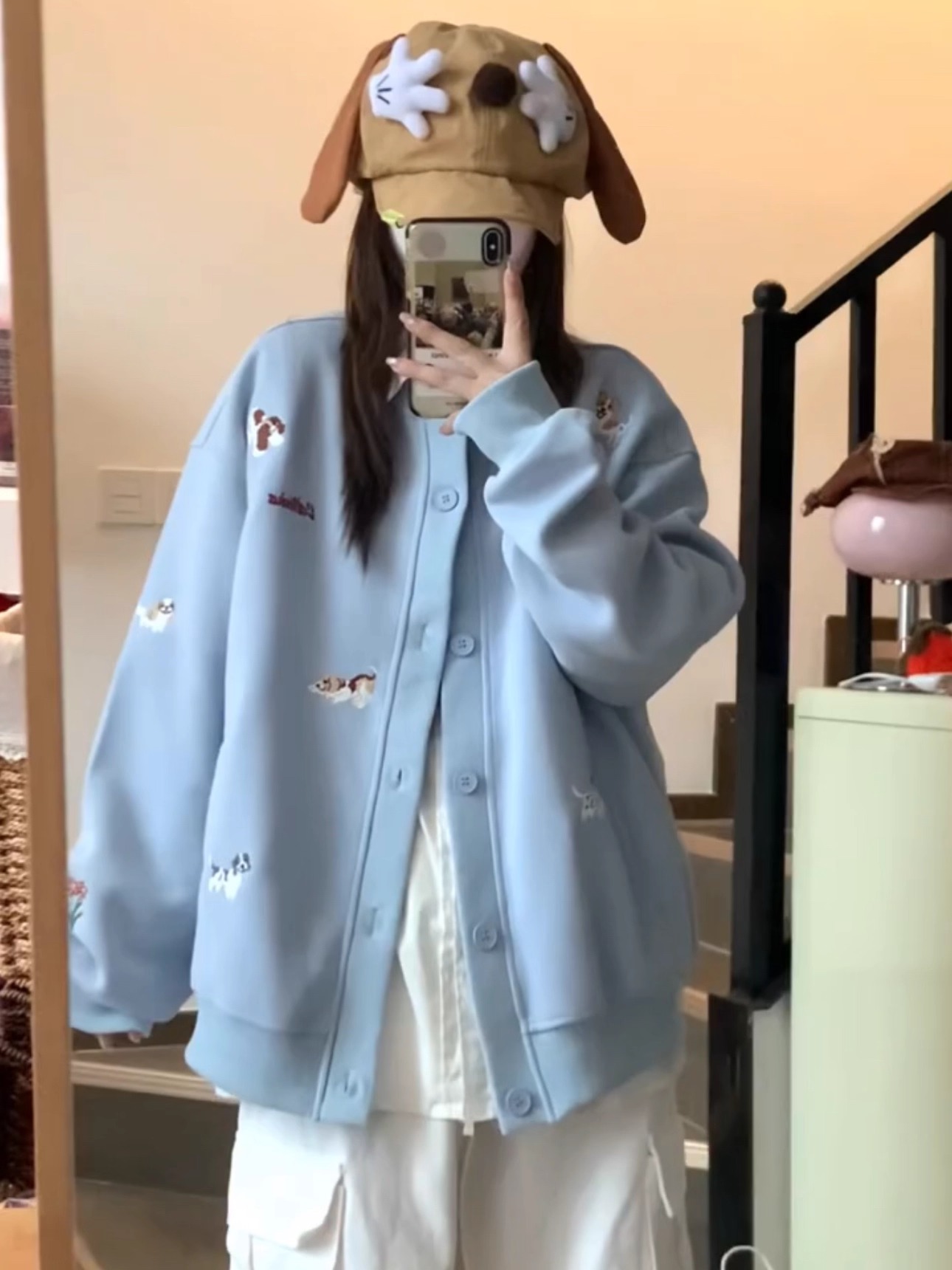 Sherpa Coat Women - 야구 재킷 빨간색과 노란색 여성용 겨울