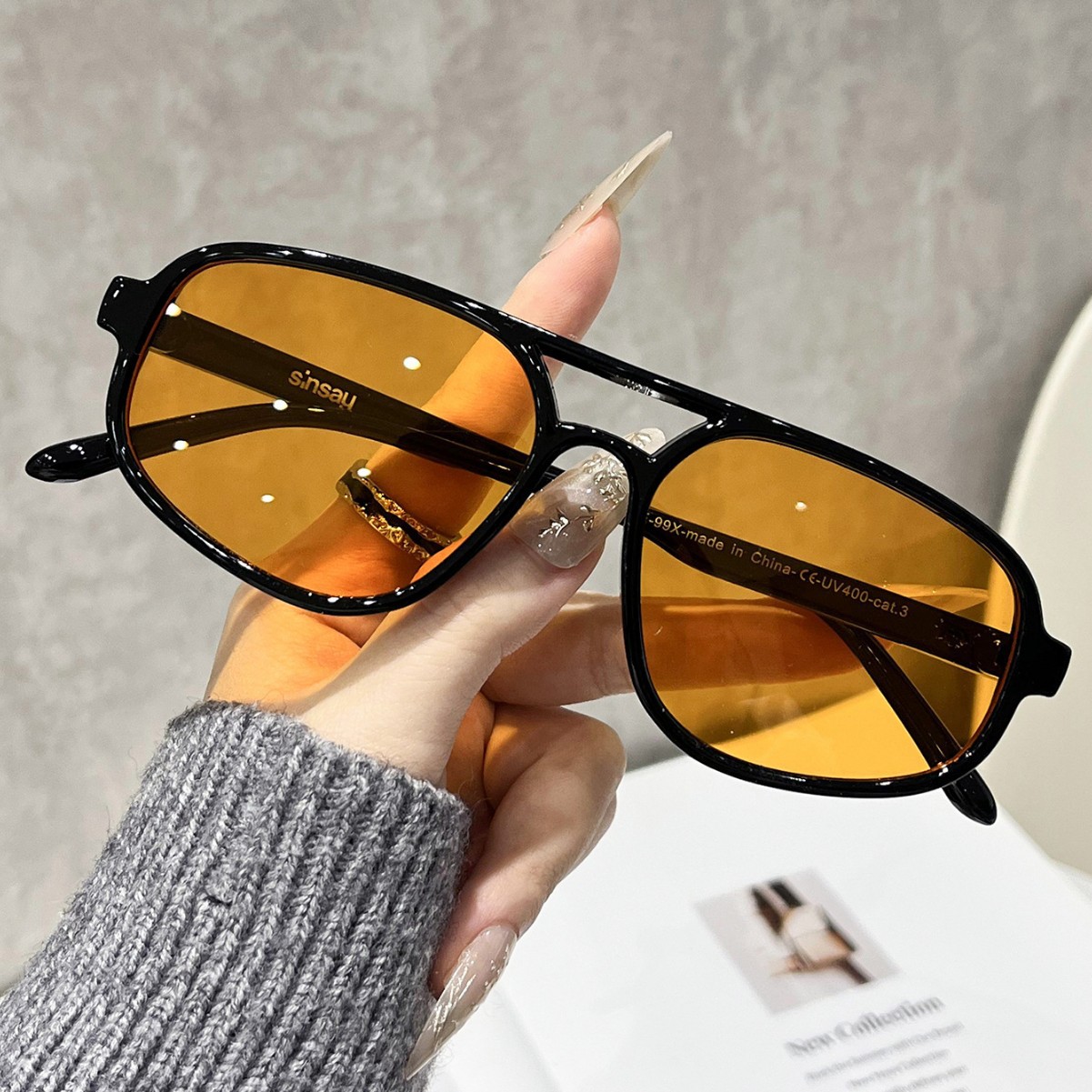 Women'S Fashion Eyewear - 뉴 레트로 오벌 여성 선글라스 패션