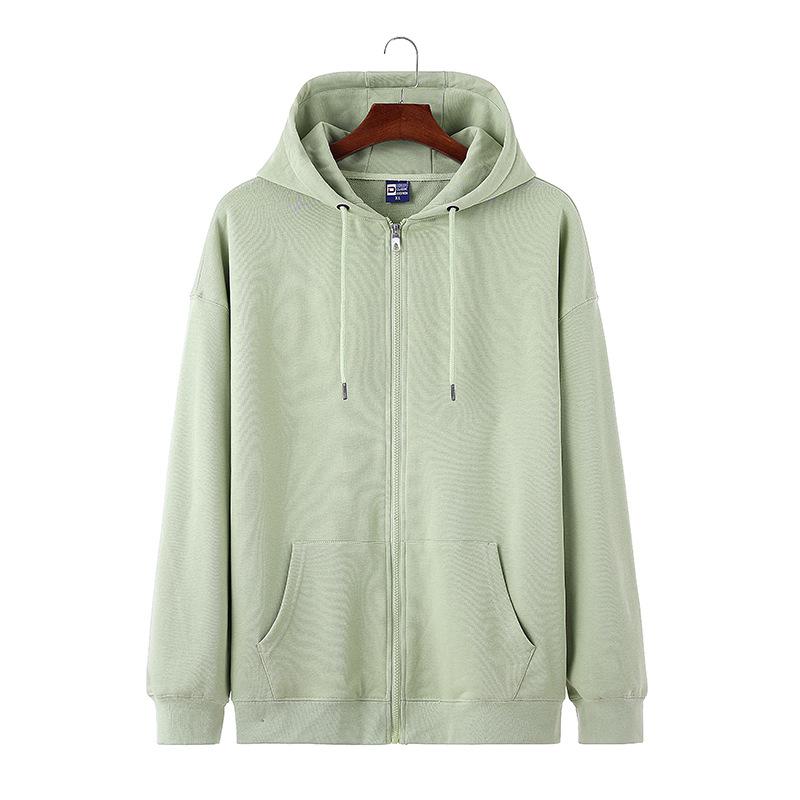 Women'S Fashion Zip Up Hoodies - 봄 가을 패션 말차 그린 지퍼