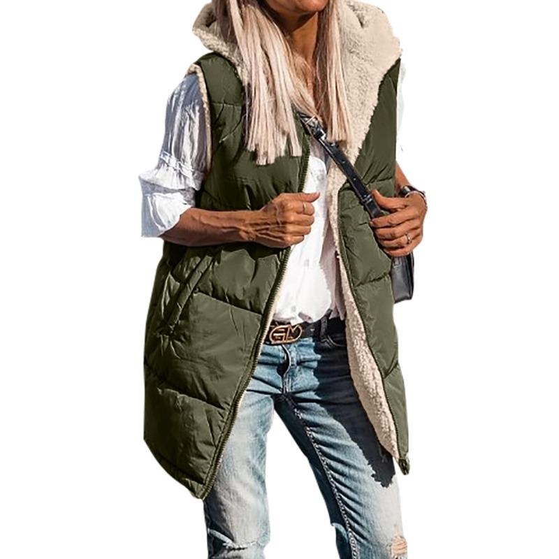 Sherpa Coat Women - 양면 착용 가능한 여성용 2023년 겨울