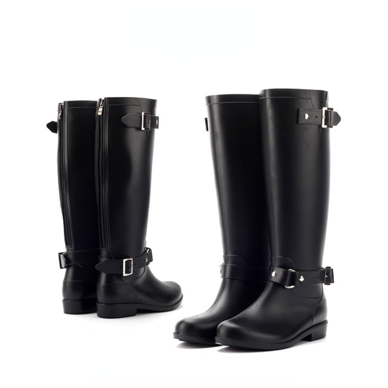 Women'S Fashion Rain Boots - 여성용 방수 작업 고무 부츠, 백