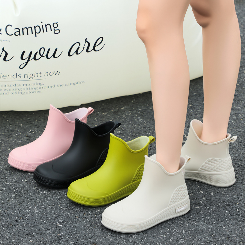 Women'S Fashion Rain Boots - 새로운 방수 낚시 레인부츠 여성 여름