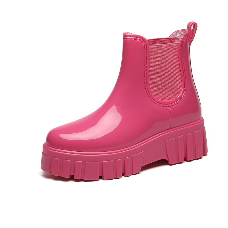 Women'S Fashion Rain Boots - 여성용 플랫폼 장화, 정원 갈로시, 방수