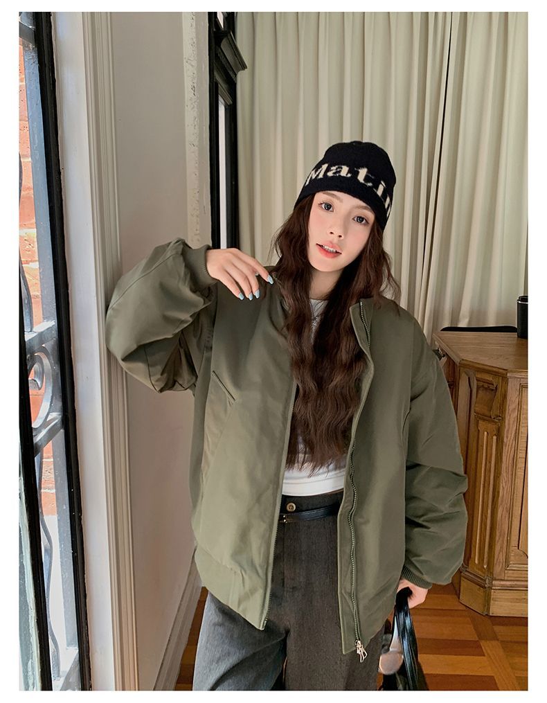 봄버 재킷 푸퍼 여성용 겨울 플리스 안감 셰르파 보온  - Sherpa Coat Women 리뷰 및 가격