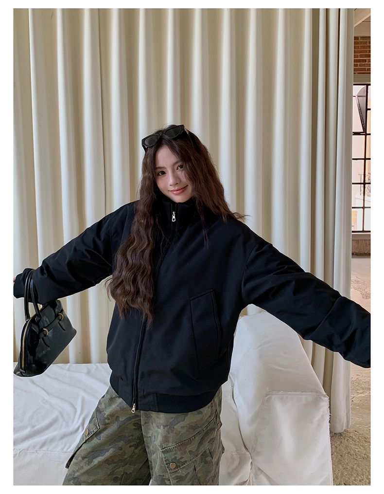 봄버 재킷 푸퍼 여성용 겨울 플리스 안감 셰르파 보온  - Sherpa Coat Women 리뷰 및 가격