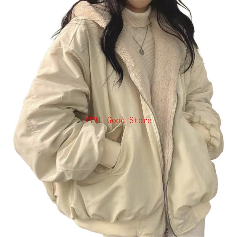 여성의 뒤집을 수있는 따뜻한 가짜 모피 코트 후드가있는 - Sherpa Coat Women 리뷰 및 가격