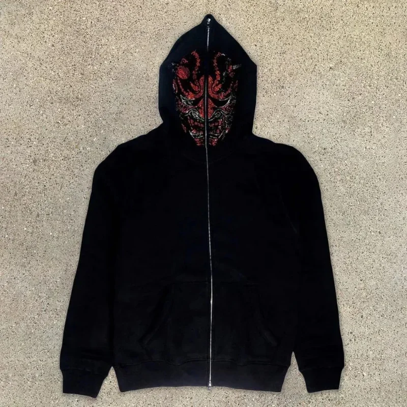 여성 남성 Y2K 패션 까마귀 편지 그래픽 인쇄 지퍼  - Women'S Fashion Zip Up Hoodies 리뷰 및 가격
