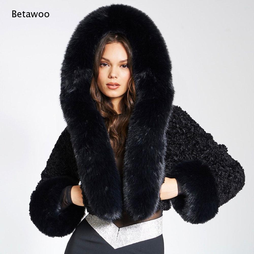 여성용 페이크 퍼 트리밍 빅 칼라 크롭 테디 재킷 플러 - Sherpa Coat Women 리뷰 및 가격