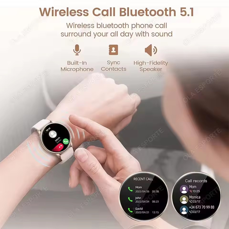 새로운 스마트워치 1.32인치 HD AMOLED 스크린 - Women Fashion Zone 리뷰 및 가격