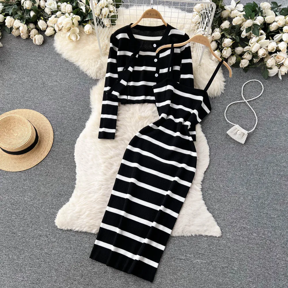 한국어 스위트 히트 컬러 패치워크 스트라이프 스파게티  - Longline Cardigan Knit 리뷰 및 가격