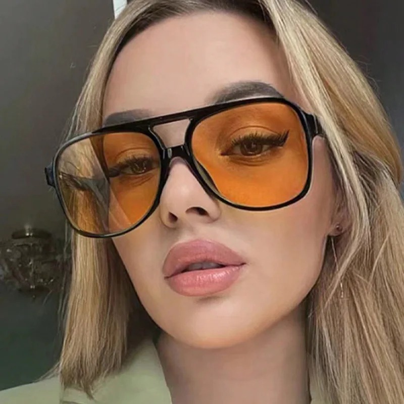 남성용 여성용 레트로 선글라스 대형 프레임 클래식 90 - Women'S Fashion Eyewear 리뷰 및 가격
