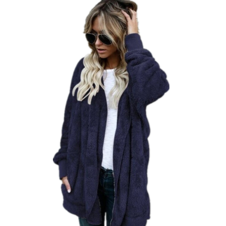 따뜻한 플러시 인조 모피 코트 양면 착용 가능한 부드러 - Sherpa Coat Women 리뷰 및 가격