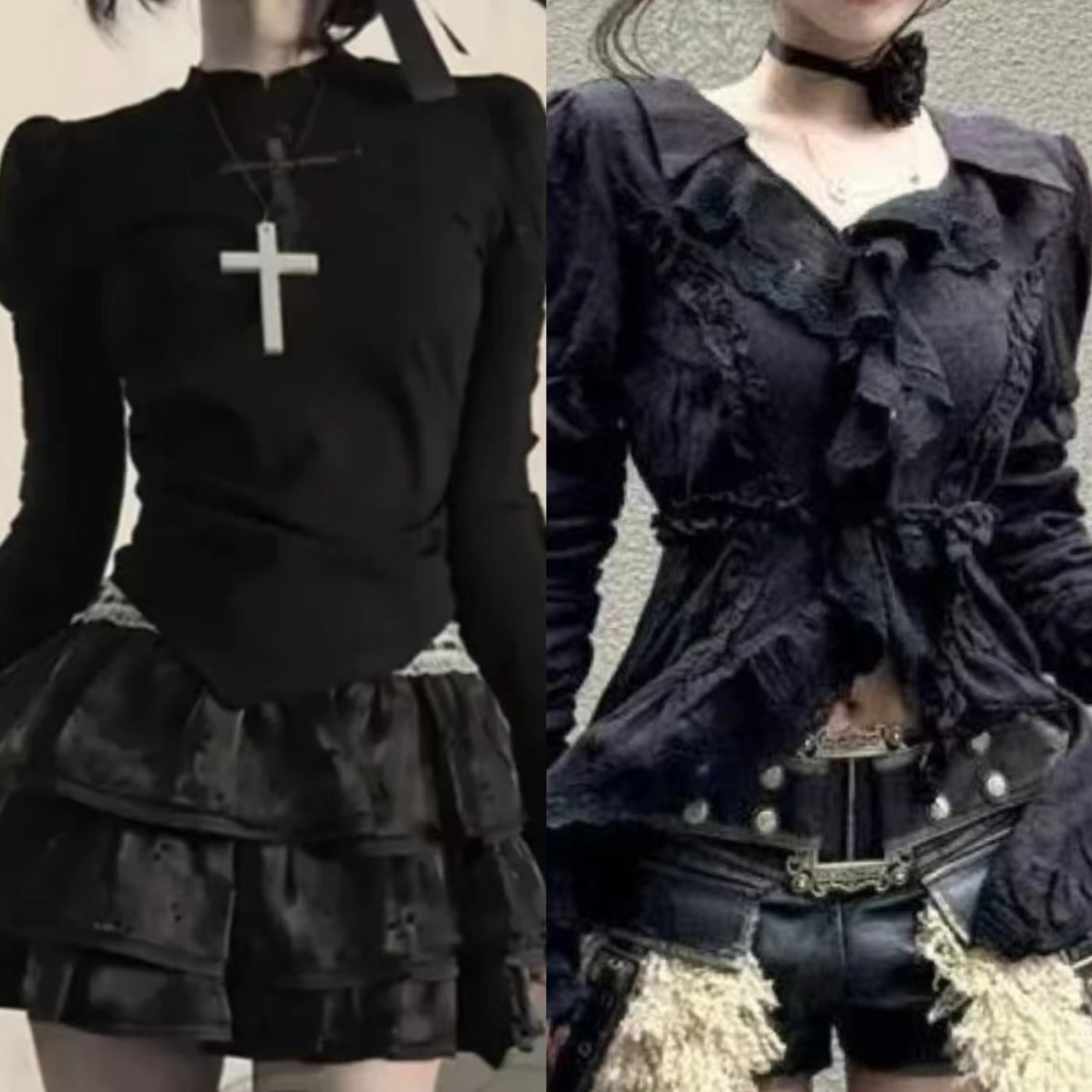 일본 빈티지 Y2k 로리타 민소매 레이스 짧은 셔츠 여 - Women'S Y2K Fashion Aesthetic 리뷰 및 가격