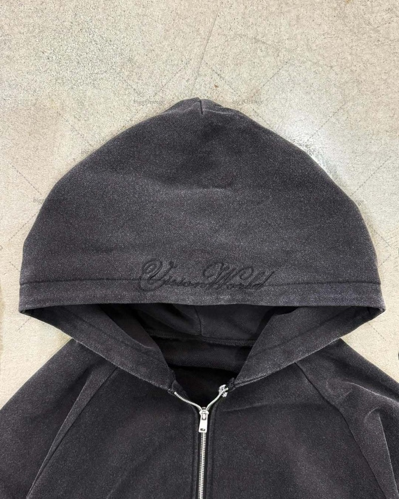 Y2K 하라주쿠 고딕 레터 프린트 레트로 패션 남성과  - Women'S Fashion Zip Up Hoodies 리뷰 및 가격