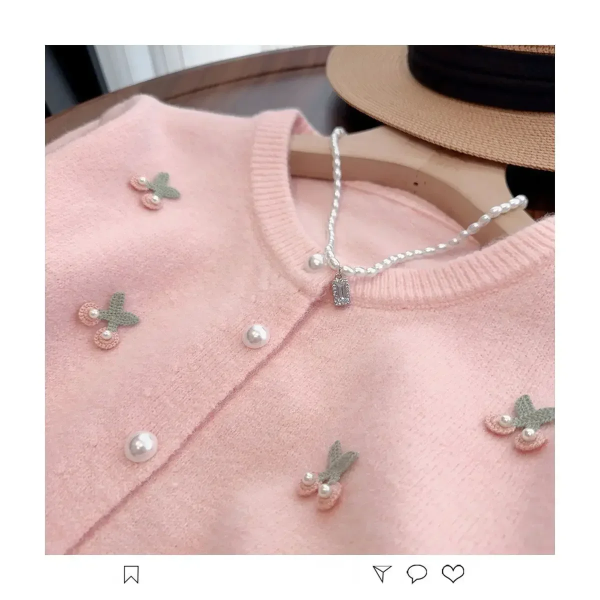 하라주쿠 체리 자수 카디건 스웨터 니트 자켓 한국 패션 - Women'S Y2K Fashion Aesthetic 리뷰 및 가격