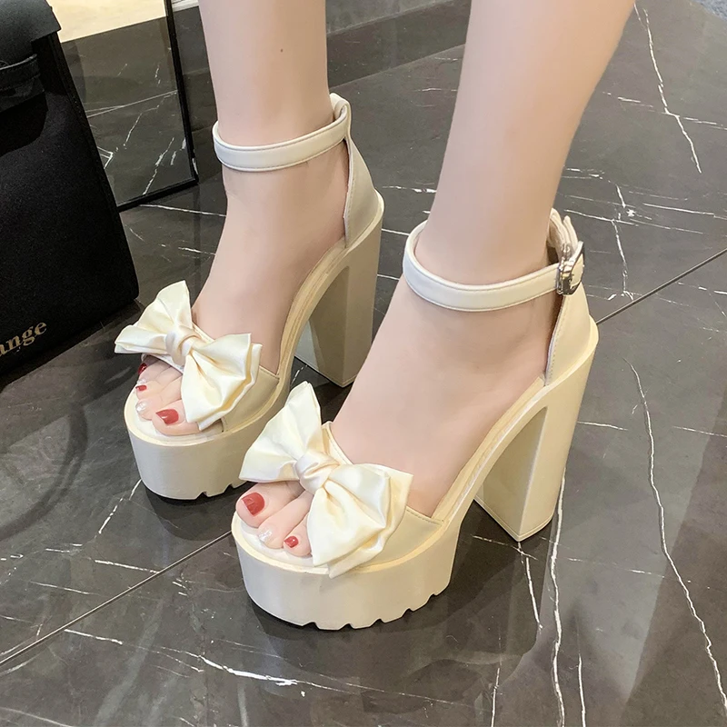 여성 샌들 2025 새로운 여름 신발 트렌드 블랙 화이 - Women Fashion Korean 리뷰 및 가격