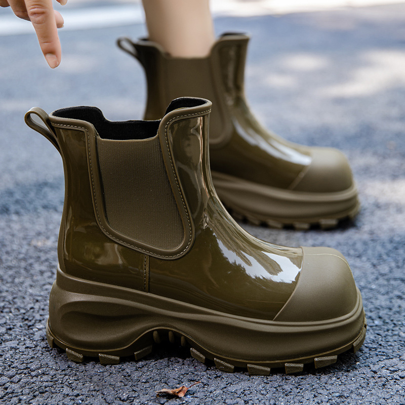 STRONGSHEN 여성용 방수 레인 부츠, 첼시 부츠 - Women'S Fashion Rain Boots 리뷰 및 가격