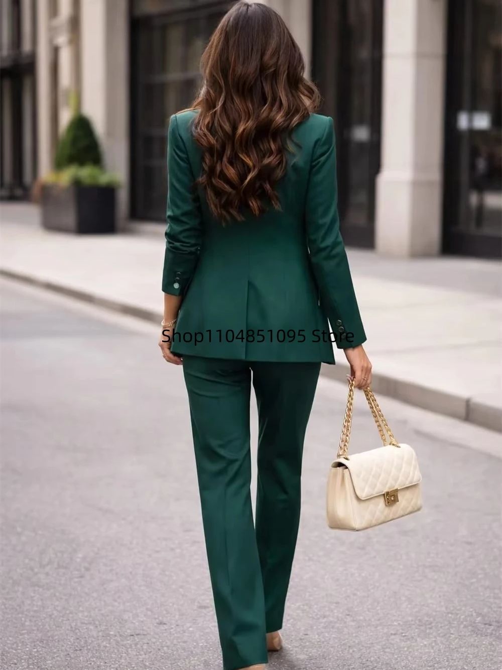 패션 봄 가을 정장 3피스 그린 의상 여성복 출퇴근복  - Women'S Fashion Blazer 리뷰 및 가격