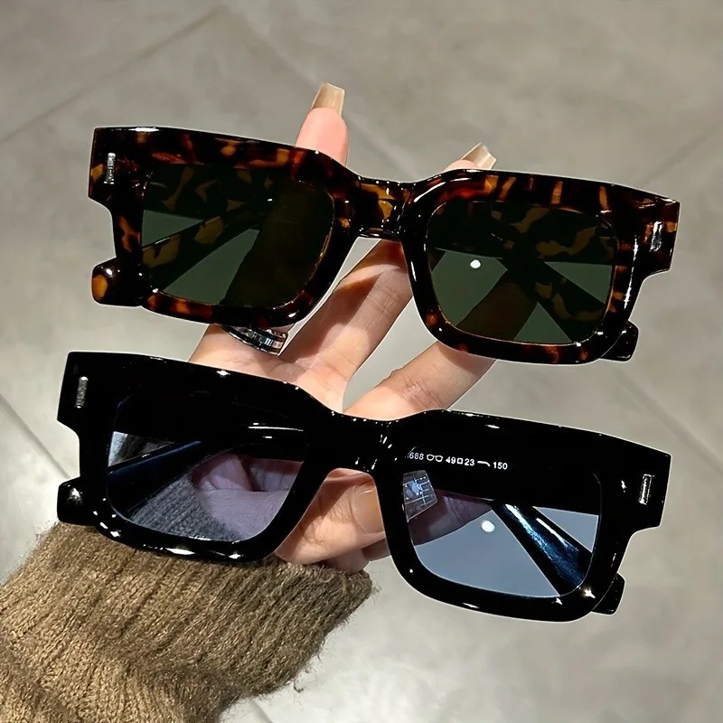 고급스러운 직사각형 선글라스 여성 남성 패션 브랜드 디 - Women'S Fashion Eyewear 리뷰 및 가격
