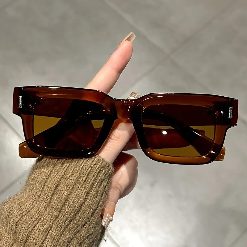 고급스러운 직사각형 선글라스 여성 남성 패션 브랜드 디 - Women'S Fashion Eyewear 리뷰 및 가격