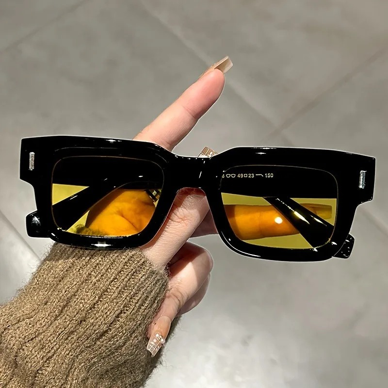 고급스러운 직사각형 선글라스 여성 남성 패션 브랜드 디 - Women'S Fashion Eyewear 리뷰 및 가격