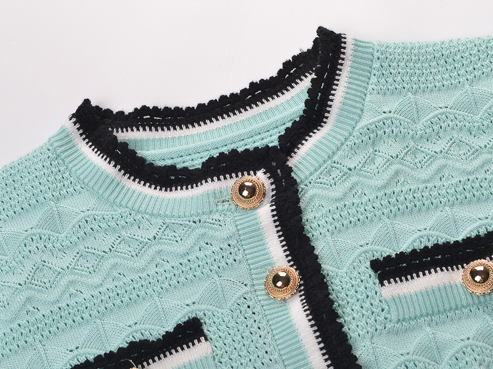 2026 레이디 스프링 엘레강스 스타일 컬러블록 수트  - Longline Cardigan Knit 리뷰 및 가격