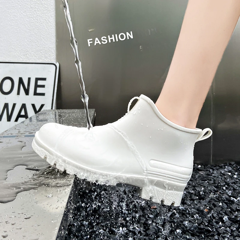 커플 패션 장화 여성을위한 야외 방수 내마 모성 신발  - Women'S Fashion Rain Boots 리뷰 및 가격