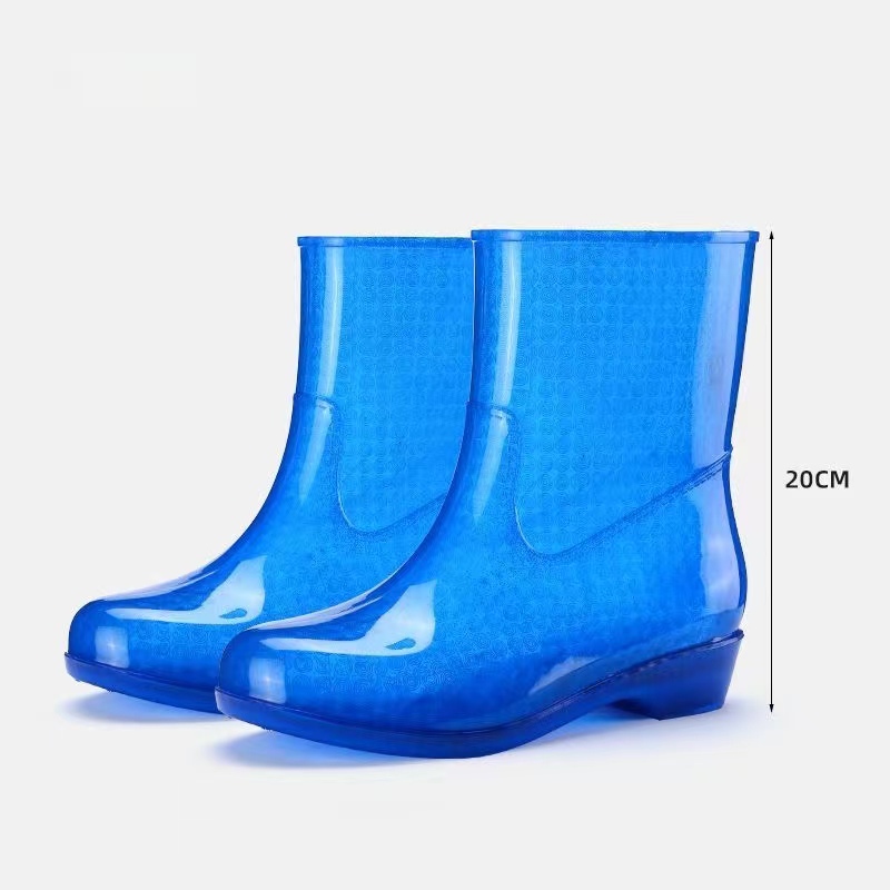 여성용 부드러운 밑창 미끄럼 방지 하이탑, 라인리스 젤 - Women'S Fashion Rain Boots 리뷰 및 가격
