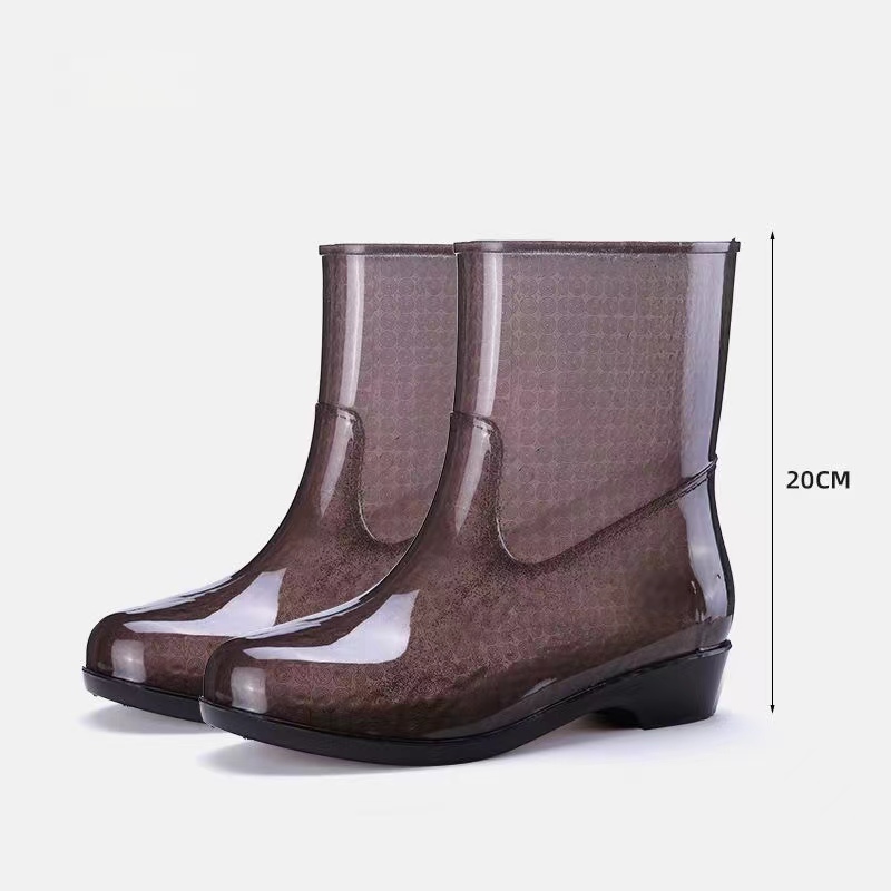 여성용 부드러운 밑창 미끄럼 방지 하이탑, 라인리스 젤 - Women'S Fashion Rain Boots 리뷰 및 가격