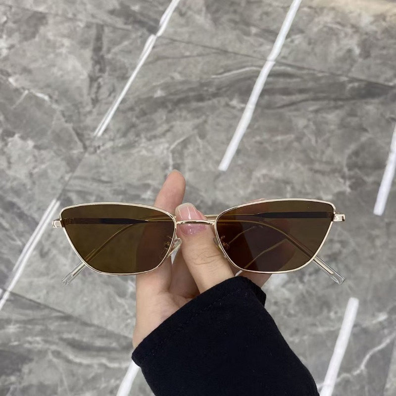여성용 세련된 마름모꼴 메탈 선글라스, 스트리트 사진  - Women'S Fashion Eyewear 리뷰 및 가격