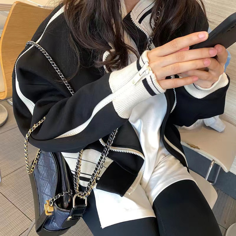야구 재킷 소녀 스포츠 여성 가을 방풍 라인스톤 탄력성 - Sherpa Coat Women 리뷰 및 가격