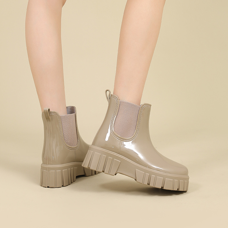 여성용 플랫폼 장화, 정원 갈로시, 방수 고무 첼시 부 - Women'S Fashion Rain Boots 리뷰 및 가격