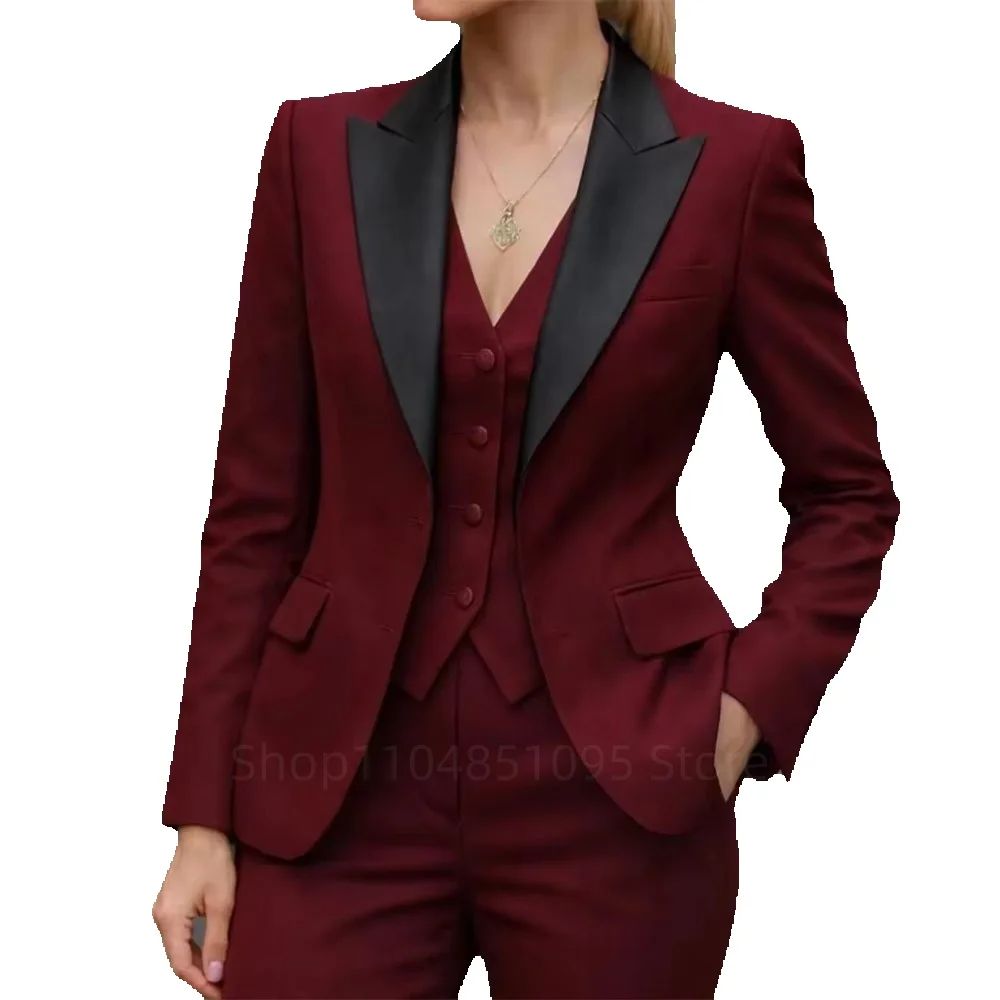 패션 여성 정장 블레이저 고품질 3피스 자켓 팬츠 베스 - Women'S Fashion Blazer 리뷰 및 가격