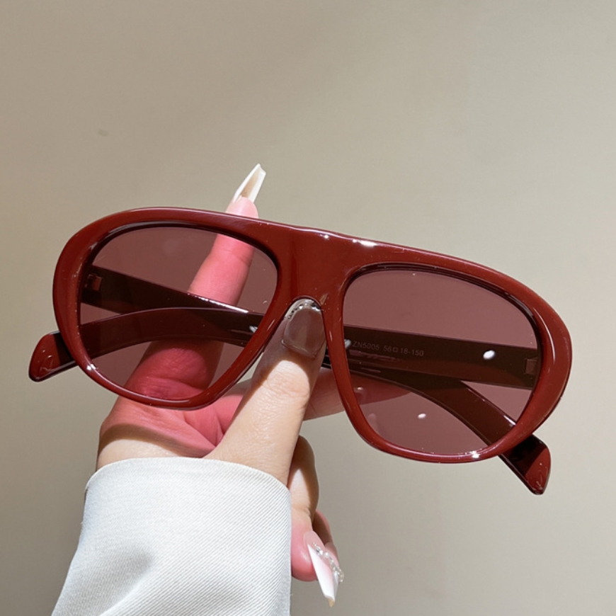 새로운 오버사이즈 파일럿 선글라스 여성 남성 빈티지 브 - Women'S Fashion Eyewear 리뷰 및 가격